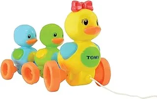 Tomy Toomies Quack Along Along Ducks - لعبة السحب مع الأصوات - مناسبة من 10 أشهر ، متعددة الألوان