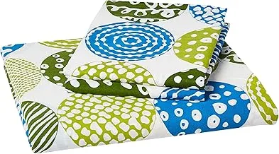 Divine Casa Spring Summer Double Bedding Set - Evan, Multi Color, En1426