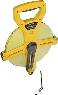 Komelon 66330IM Open Reel Fiberglass Tape Measure, 330-Feet, Hi-Viz Yellow