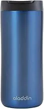 Aladdin Leak-Lock™ Thermavac Stainless Steel Mug 0.35L Blue – Leakproof | Double Wall Vacuum Insulated Cup | Keeps Hot for 3 Hours | BPA-Free Reusable Travel Mug | Dishwasher Safe