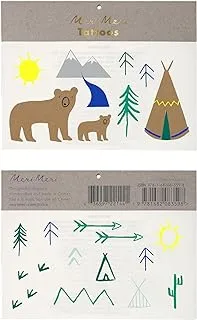 Meri Let's Explore Temporary Tattoos, 2-Sheets