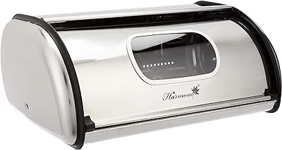 Harmony Ss Bread Box With Mirror Window Silver ZJ-A138