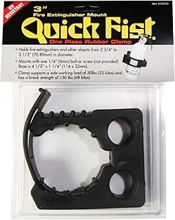 Quick Fist Clamp, Black, 2-3/4Inch - 3-1/4 Inches, 50050