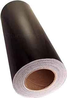 Styletech Matte Black Permanent Adhesive Vinyl Roll 12