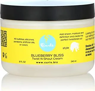 Curls Blueberry Bliss Twist N Shout Glaze Cream, 8 Ounce