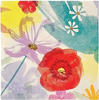 Meri Meri Ts Painted Flowers Napkins 16 Pieces, Small