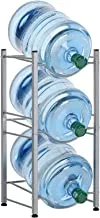 LIANTRAL 3-Tier Water Cooler Jug Rack, 5 Gallon Water Bottle Storage Rack Detachable Heavy Duty Water Bottle Cabby Rack(LT-DB051)