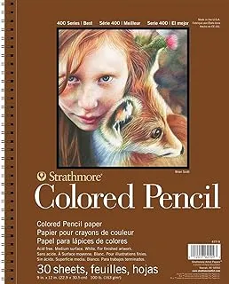 Strathmore Colored Pencil Pad Wire Bound 9