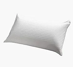 Rahalife Striped Pillow | Soft White | Cotton | 48X74 cm