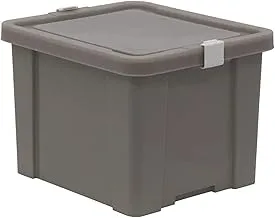 Tramontina Organizer Box Polypropylene, Pastic Toy Box, Office Organizer Office And Home Box 42 X 36 X 30 Centimeters, Gray