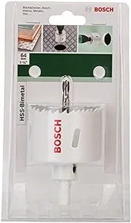 Bosch 2609255612 Hss Bi-Metal Holesaw With Diameter 64mm