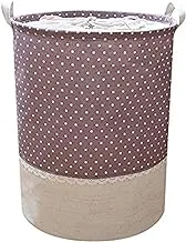 Home Canvas Storage Basket- Purple