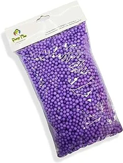 PARTY TIME - 1 Pack Big Thermacol/Foam Beads Styrofoam Beads Balls for Kids DIY Slime Making and Party Decoration (Purple)