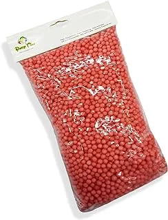 PARTY TIME - 1 Pack Big Thermacol/Foam Beads Styrofoam Beads Balls for Kids DIY Slime Making and Party Decoration (Red)