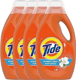 Tide Automatic Power Gel Laundry Detergent, Morning Fresh Scent, 4 X 1.8L