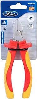 Ford Tools Heavy Duty Chrome Vanadium Diagonal Cutter, 6 Inch, Fht-J-020