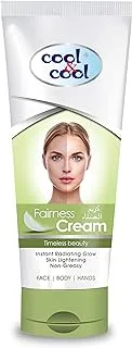 Cool & Cool Fairness Cream for Woman for All Skin Types | Kaolin Clay & Vitamin E, Non Greasy, 100ml