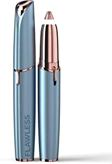 Finishing Touch Flawless Brows Eyebrow Pencil Hair Remover And Trimmer, Parisian Blue