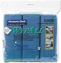 Wypall Microban Microfiber Cloth 6-Pieces Set, Blue