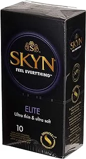 واقي ذكري غير لاتكس من Skyn ​​Elite - عبوة من 10 واقيات ذكرية