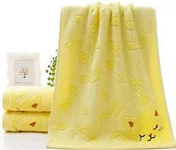 Sunbaby Kids Bamboo Towels - Yellow, Set Of 2