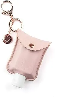 Itzy Ritzy Hand Sanitizer Holder; Fits 2-Ounce Bottles Of Hand Sanitizer (Not Included); Clips To Diaper Bag, Purse Or Travel Bag, Blush