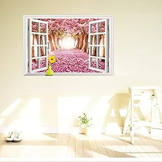 Stickieart - Flowersome Window - Wall Decal - Large - 60 X 90 cm - Sta-182