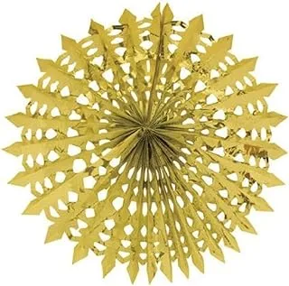 Creative Converting Glitz Hanging Foil Decor, Gold