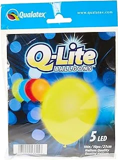 بالونات Qualatex Q-Lite متنوعة خاصة من اللاتكس 5 قطع