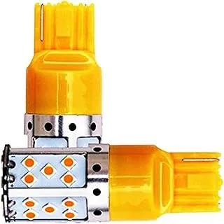 Toby's Car Parking Light,T20 Canbus 7740 35SMD Auto P21W Brake Reverse Lamp DRL Rear Parking Bulbs Yellow