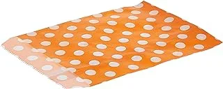 Orange Polka Dots Party favor Candy Bags Pack of 10