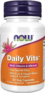 Now Foods Daily Multi-Vitamin ، 30 كبسولة نباتية