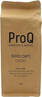 ProQ Smoking Wood Chips - Cherry - Bag (400g), mixed, standard