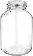 Bormioli Rocco Fido Clip Jar, Clear, 5 Litres