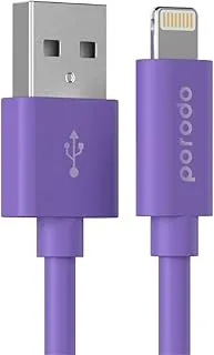 Porodo Pvc Lightning Cable 1.2M 2.4A - Lavender