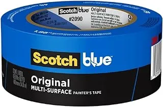 Scotch Blue Premium Masking Tape 48mm x 54.8m, 1 roll/pack | Blue color | Masking and Protection | High adhesion | Multi-Surface | For walls, ceiling, metal, wood | Easy to Remove with no residue