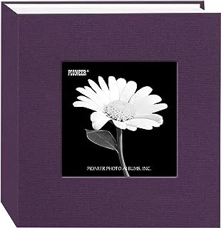 Pioneer DA-100CBFNWP 100 Pocket Fabric Frame Cover Photo Album, Wildberry Purple