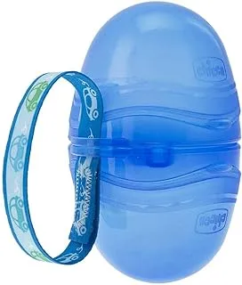 Chicco double soother holder, blue