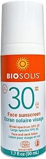 Biosolis Organic Face Cream Spf 30 Anti Aging, 50Ml