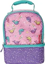 Thermos Dual Lunch Kit for School Kids/Adults With LDPE Liner - Narwhals in Space |100% Pvc Free With Peva Linings|Two Separate Compartments| Closed Cell Foam Insulation - 3 Years+