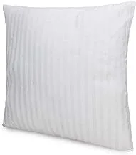 Comfy hotel self stipe back pillow, white, dfesr1008