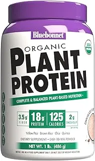 Bluebonnet Super Earth Organic Veggie Protein Powder Chocolate Flavor, 1 Lb