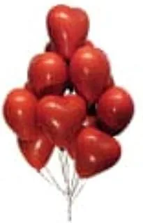 PARTY TIME - Heart Latex Balloon 10 inch Ruby Red Balloon Valentine Day Wedding Party Decoration 10 Pcs/Pack