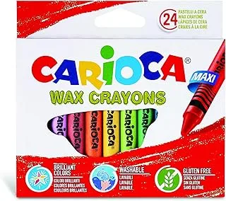 CARIOCA Maxi Wax Crayons 24pcs