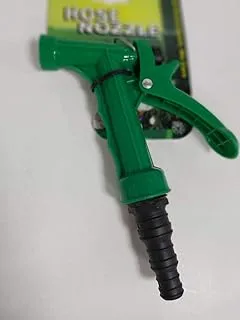 GARDEN HOSE NOZZEL trigger style makes watering large areas comfortable and convenient, GREEN LAWN, black/green, GREENLAWN, SKU-X721R