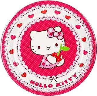 Procos Hello Kitty 8 Paper Plates Large, 23 Cm - 81791, For Unisex