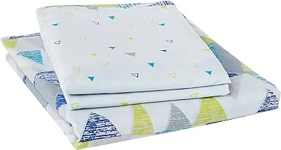 Portico New York Vienna Printed Cotton Multicolor Queen Double Bedsheet With Pillow Cover- 224 X 254 8130382