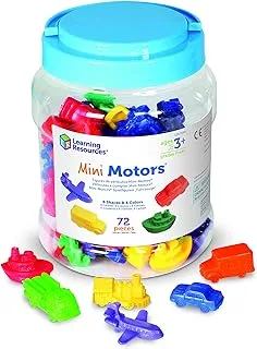 Learning Resources Mini Motors Counting And Sorting Fun Set, Early Math Skill, Set Of 72, Ages 3+, Multi Colour, 2 W In