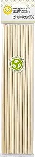 Wilton Dowel Rods 12 Pieces, WT-399-1010, Brown, Bamboo