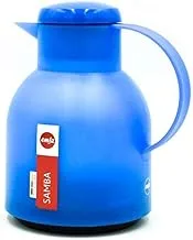 Emsa Samba Vacuum Jug Quick Press - Azure Blue 1L